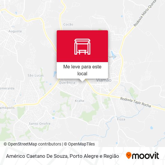 Américo Caetano De Souza mapa