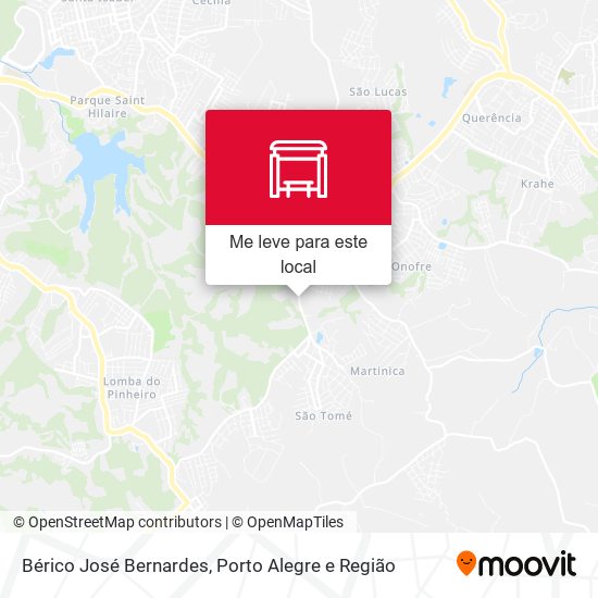 Bérico José Bernardes mapa