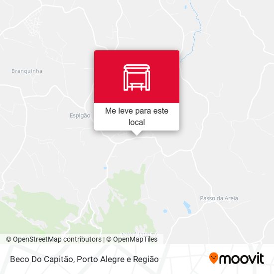Beco Do Capitão mapa