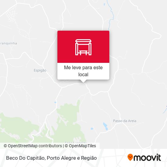 Beco Do Capitão mapa