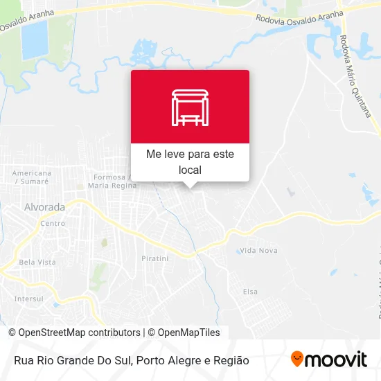 Rua Rio Grande Do Sul mapa