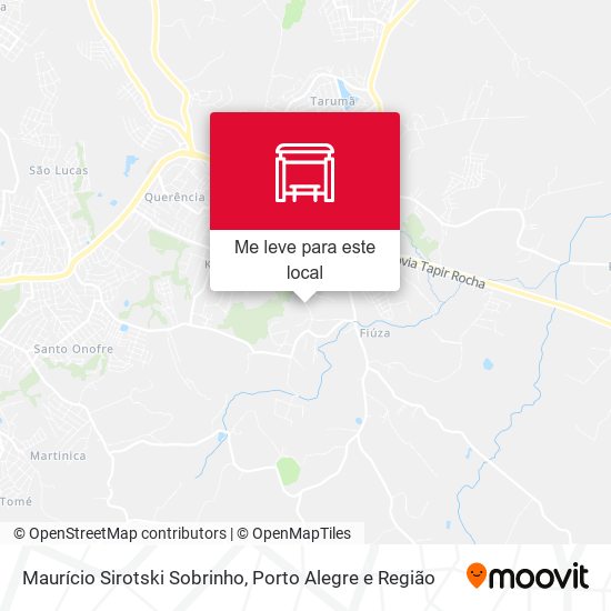Maurício Sirotski Sobrinho mapa
