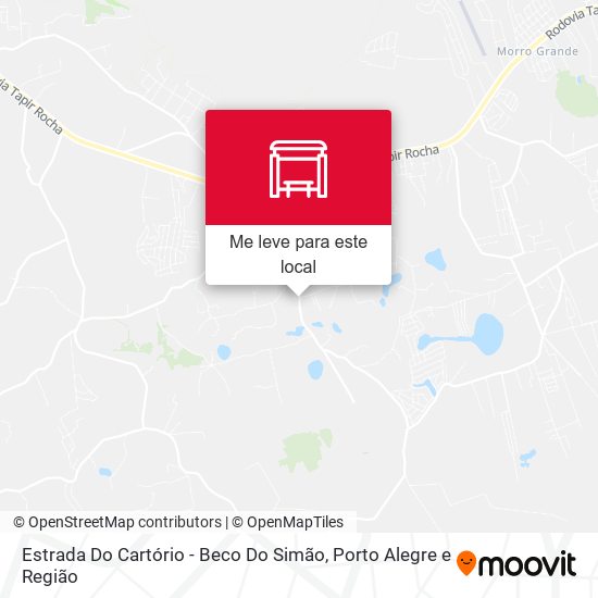 Estrada Do Cartório - Beco Do Simão mapa