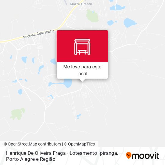 Henrique De Oliveira Fraga - Loteamento Ipiranga mapa