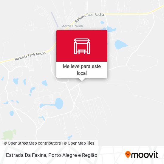 Estrada Da Faxina mapa