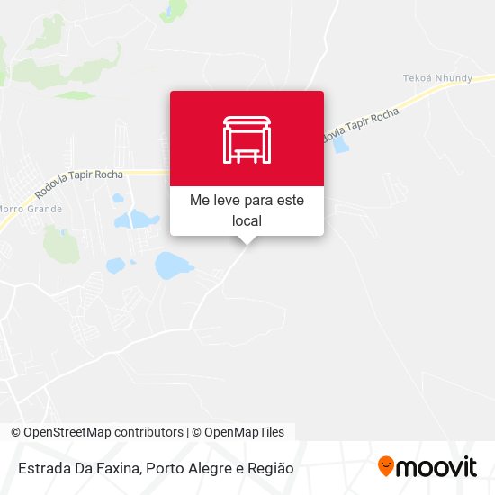 Estrada Da Faxina mapa