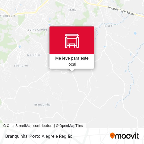 Branquinha mapa