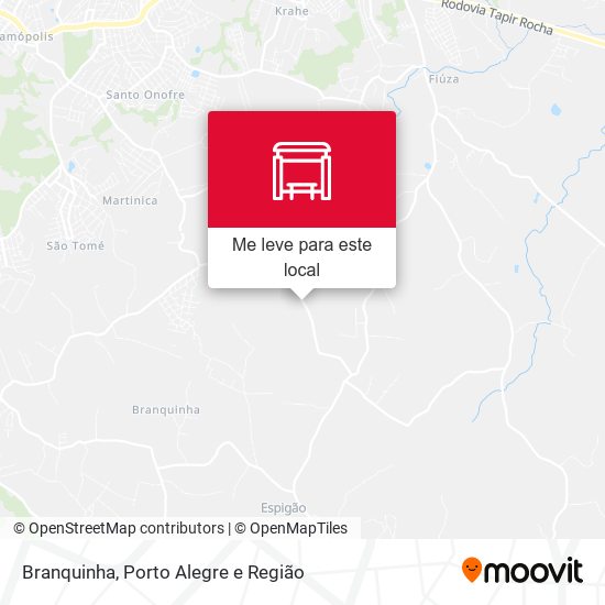Branquinha mapa