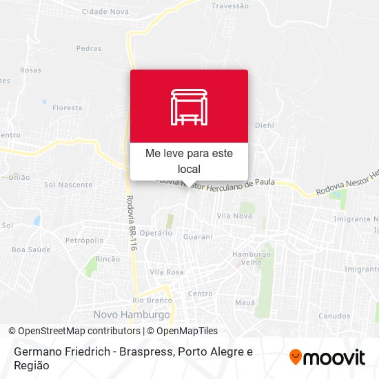 Germano Friedrich - Braspress mapa
