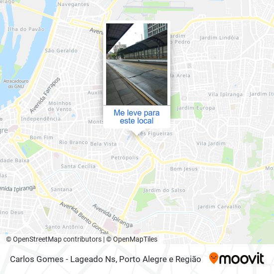 Carlos Gomes - Lageado Ns mapa