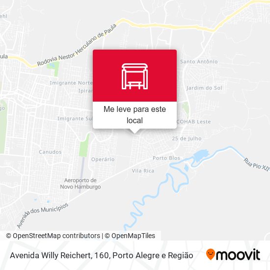 Avenida Willy Reichert, 160 mapa