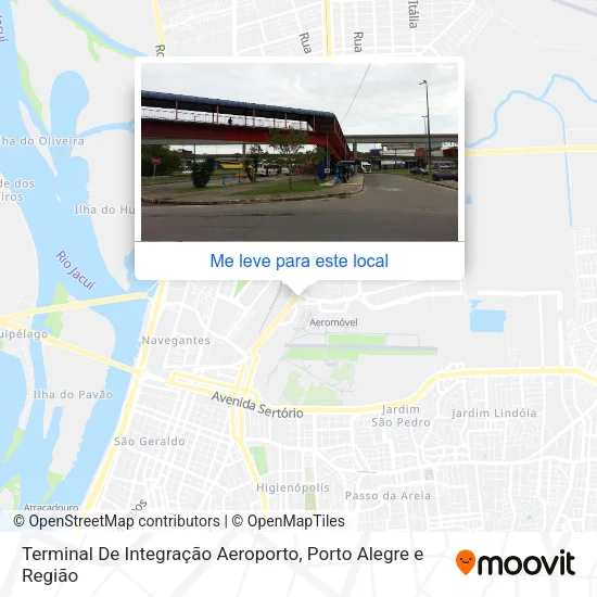 Terminal De Integração Aeroporto mapa