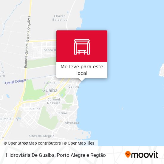 Hidroviária De Guaíba mapa