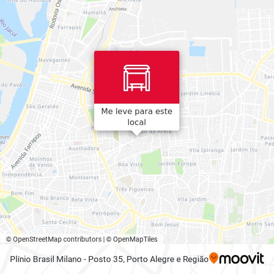 Plínio Brasil Milano - Posto 35 mapa