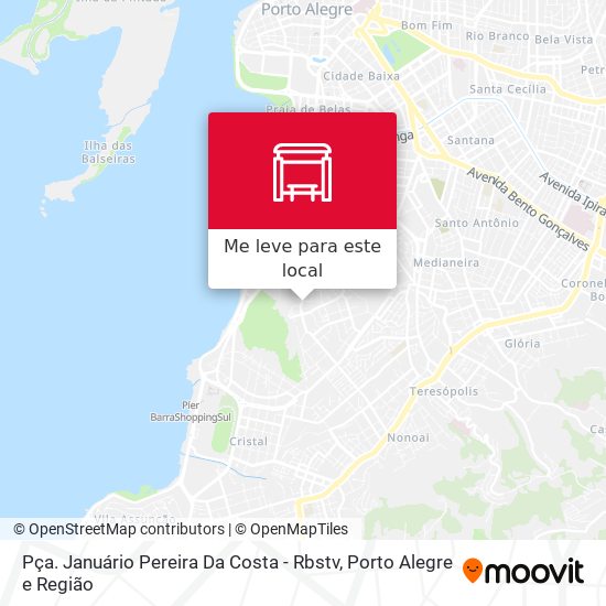 Pça. Januário Pereira Da Costa - Rbstv mapa