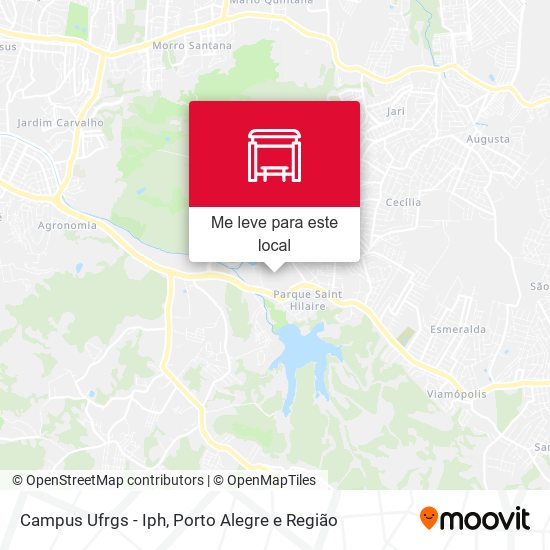 Campus Ufrgs - Iph mapa