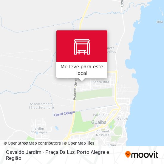 Osvaldo Jardim - Praça Da Luz mapa