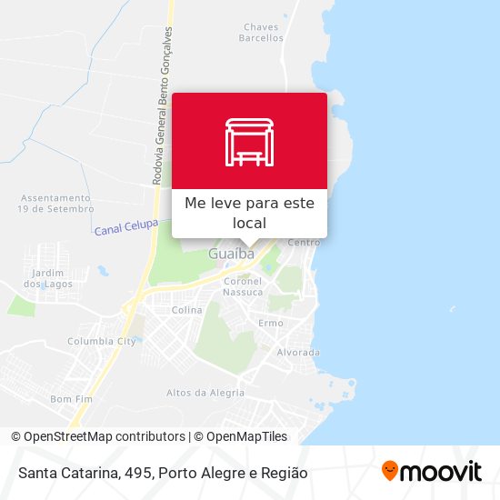 Santa Catarina, 495 mapa