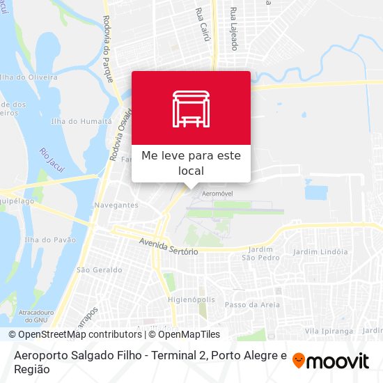 Aeroporto Salgado Filho - Terminal 2 mapa