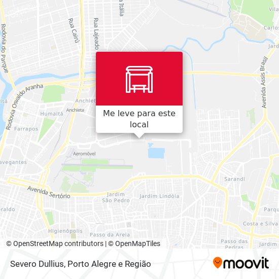 Severo Dullius mapa