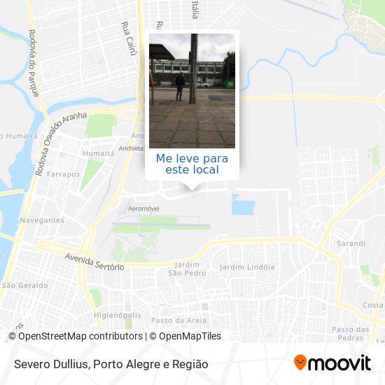 Severo Dullius mapa