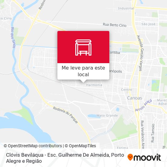 Clóvis Beviláqua - Esc. Guilherme De Almeida mapa