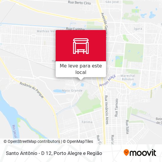 Santo Antônio - D 12 mapa