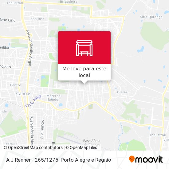 A J Renner - 265/1275 mapa