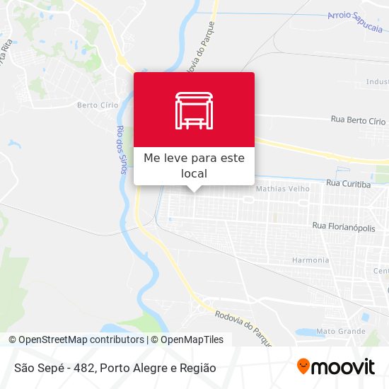 São Sepé - 482 mapa