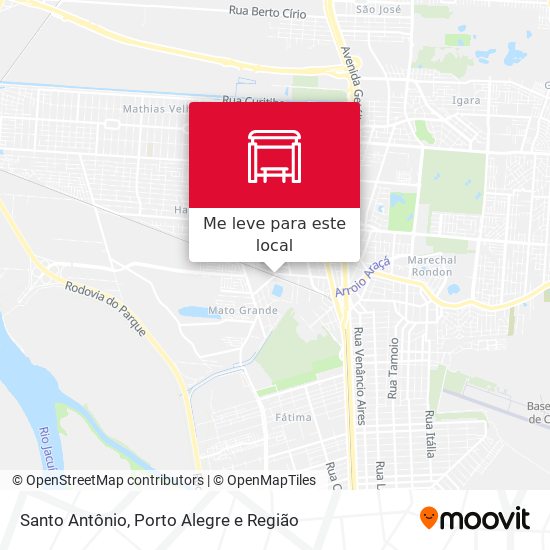 Santo Antônio mapa