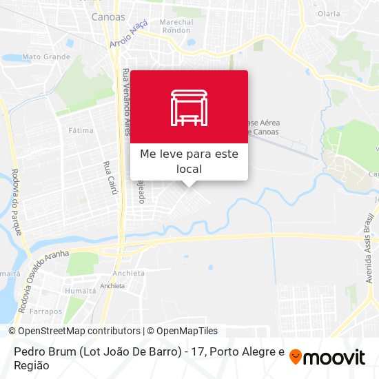 Pedro Brum (Lot João De Barro) - 17 mapa