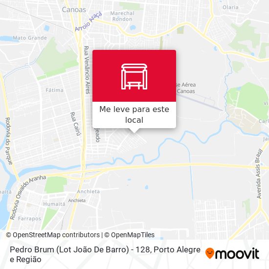 Pedro Brum (Lot João De Barro) - 128 mapa