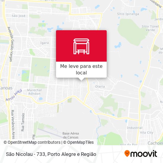 São Nicolau - 733 mapa