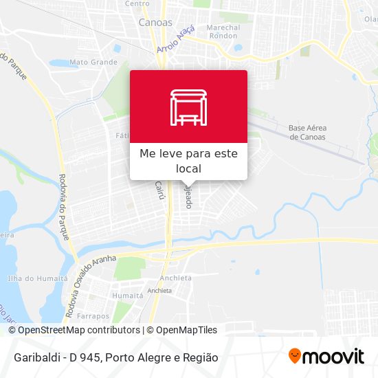 Garibaldi - D 945 mapa