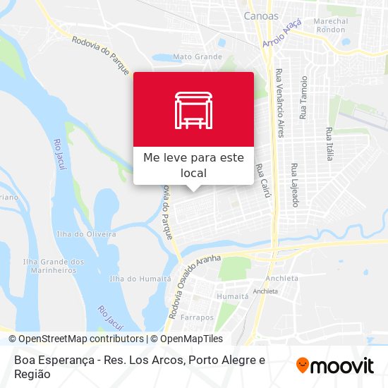Boa Esperança - Res. Los Arcos mapa