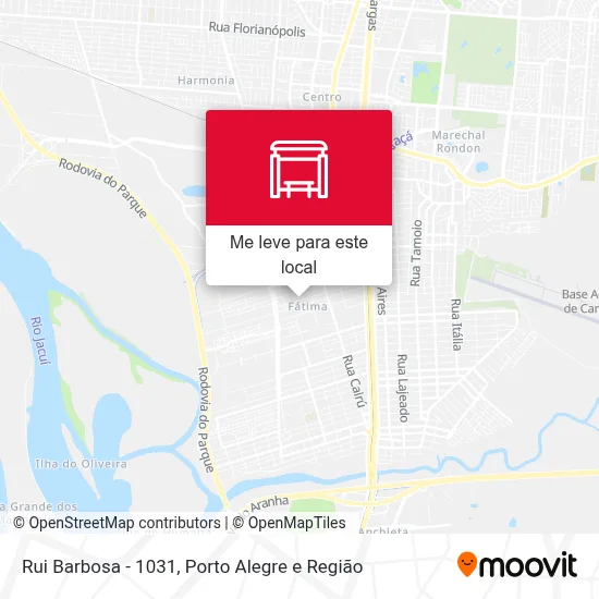 Rui Barbosa - 1031 mapa
