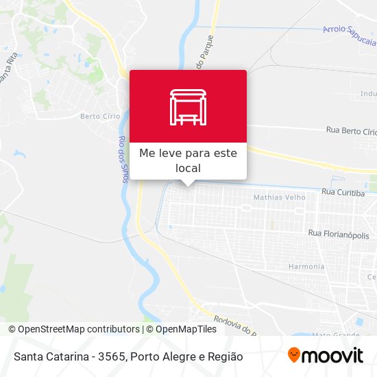 Santa Catarina - 3565 mapa