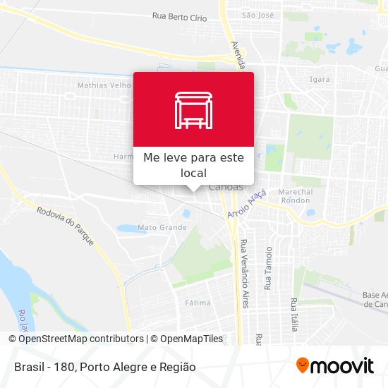 Brasil - 180 mapa