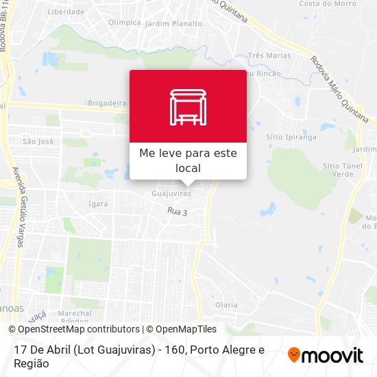 17 De Abril (Lot Guajuviras) - 160 mapa