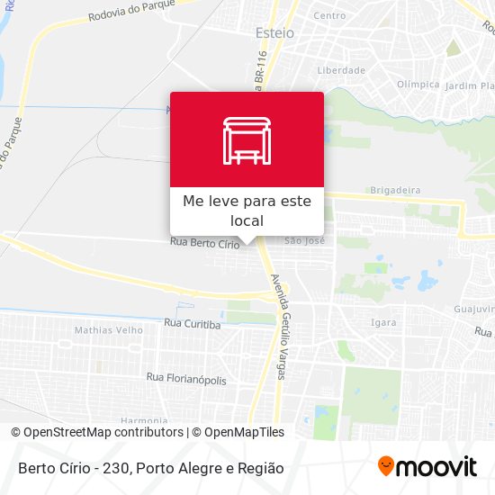 Berto Círio - 230 mapa