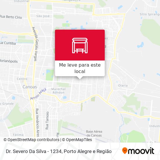 Dr. Severo Da Silva - 1234 mapa