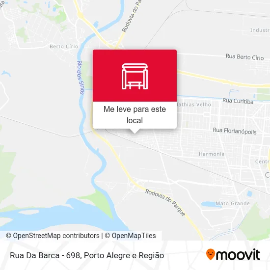 Rua Da Barca - 698 mapa
