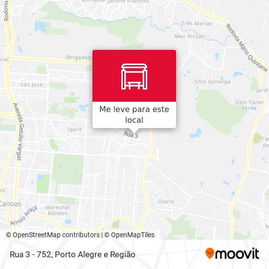 Rua 3 - 752 mapa