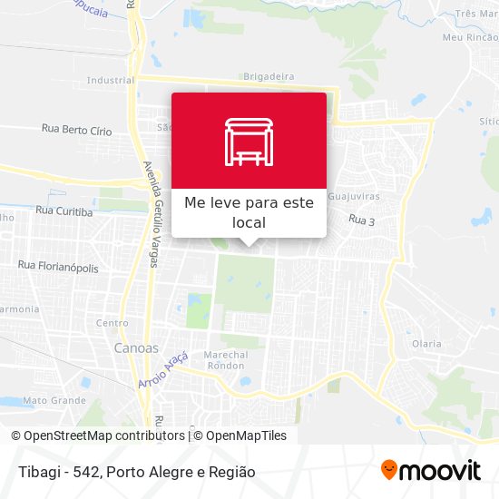 Tibagi - 542 mapa