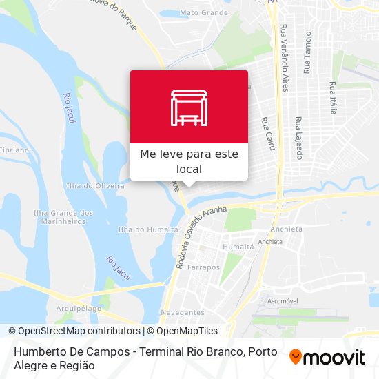 Humberto De Campos - Terminal Rio Branco mapa