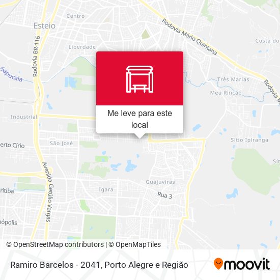 Ramiro Barcelos - 2041 mapa