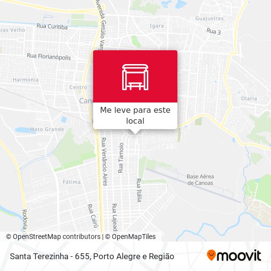 Santa Terezinha - 655 mapa