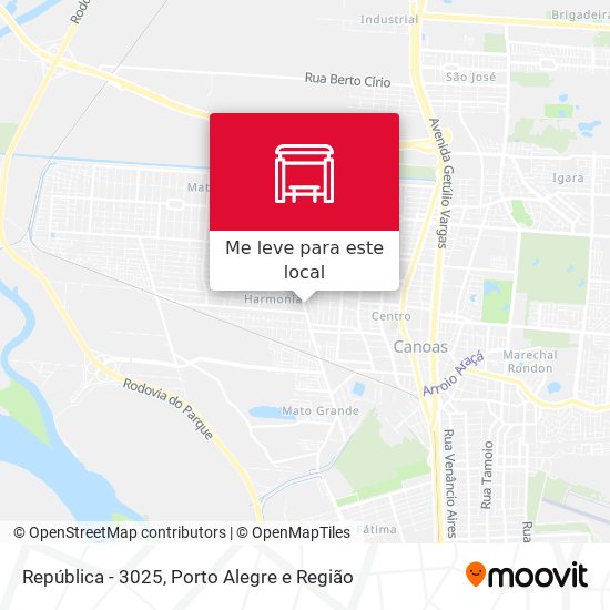 República - 3025 mapa