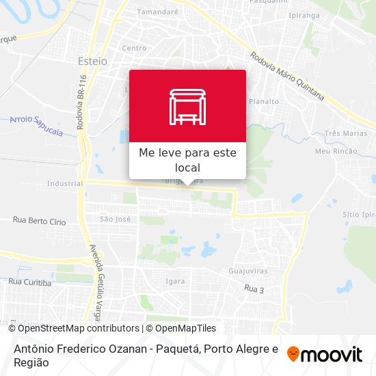 Antônio Frederico Ozanan - Paquetá mapa