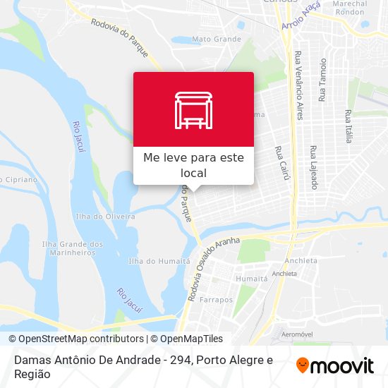 Damas Antônio De Andrade - 294 mapa